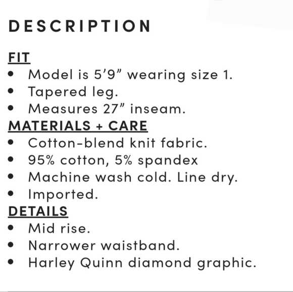 TORRID Harley Quinn Black Red Checkered Suicide Squad Leggings! - Picture 6 of 8